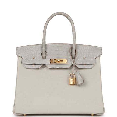 hermes birkin 30 gris perle|hermes gris perle.